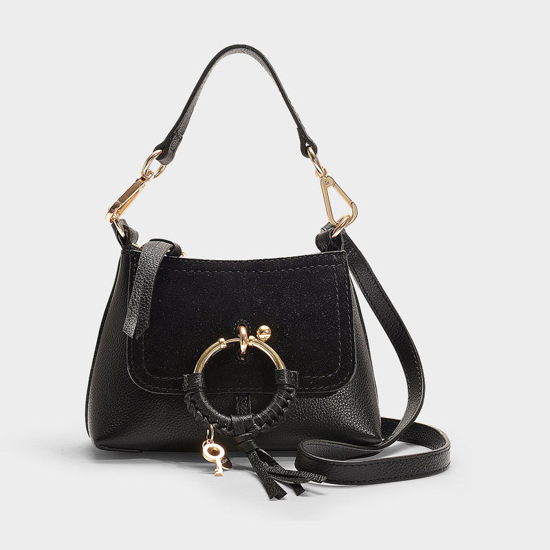 Joan Mini Hobo Bag - See By Chloe -  Black - Leather