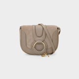 Hana Mini Hobo Bag - See By Chloe - Motty Grey - Leather