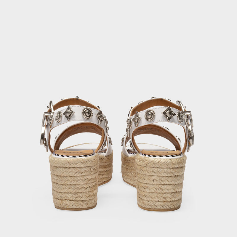 Toga Pulla Sandals 漆面牛皮皮质厚底鞋 高跟夏凉鞋正品