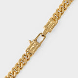 Curb Bracelet L Gold 镀金9K银手镯