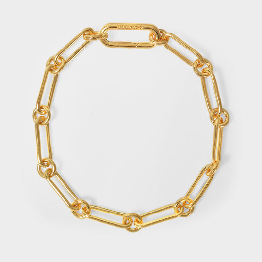 Tom Wood Box 金色纯银手链