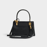 Lee Radziwill Petite Handbag - Tory Burch -  Black - Leather