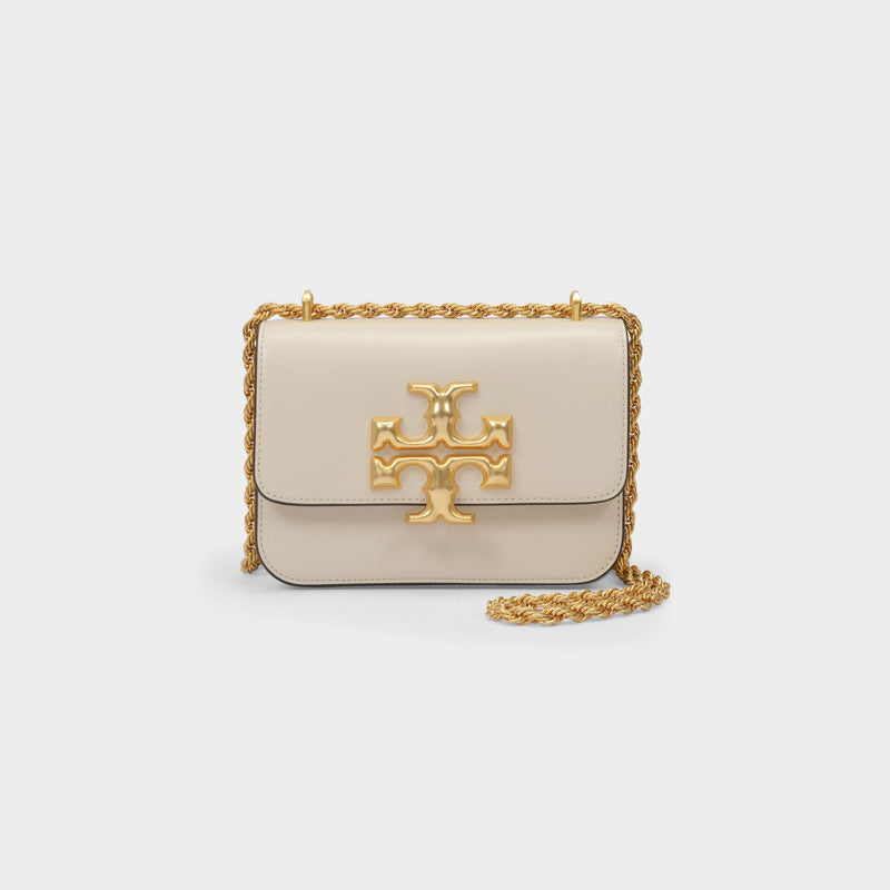 Eleanor Small Hobo Bag - Tory Burch -  New Cream - Leather