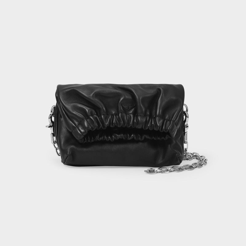 Rockyssime Xs Hobo Bag - Zadig & Voltaire -  Black - Leather