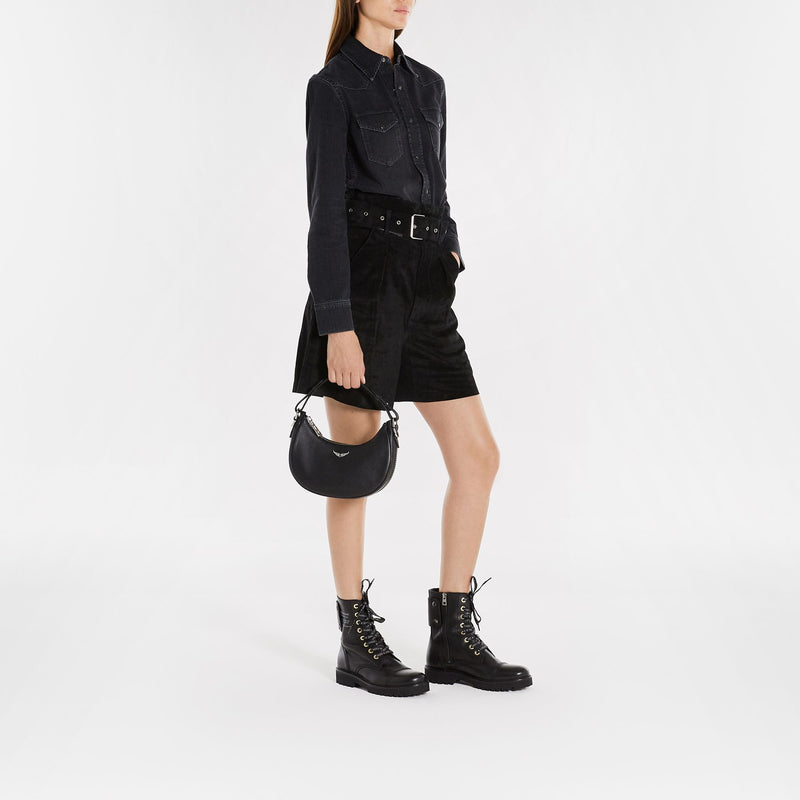 Hobo Moonrock Grained Bag - Zadig & Voltaire - Leather - Black