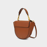 Hortensia Mini Bag in Brown Leather